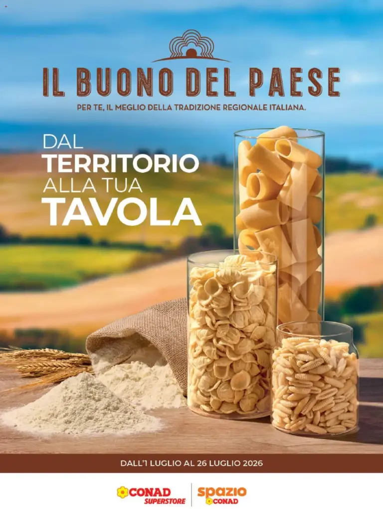 Spazio Conad volantino Buono del Paese dal 01/07/2026