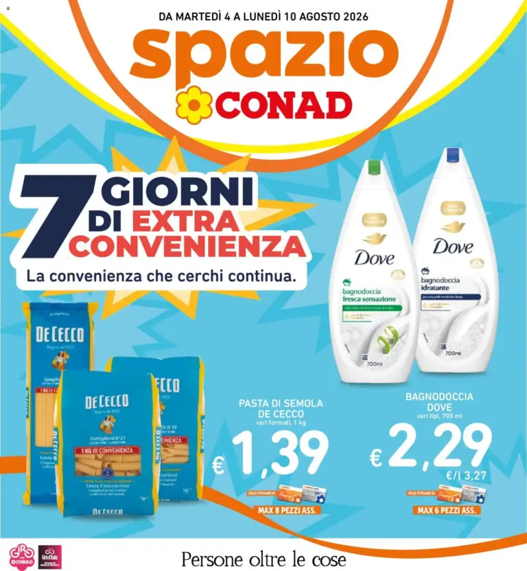 Spazio Conad volantino Extra Convenienza dal 04/08/2026