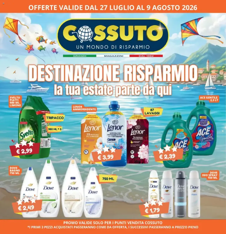 Cossuto volantino dal 27/07/2026