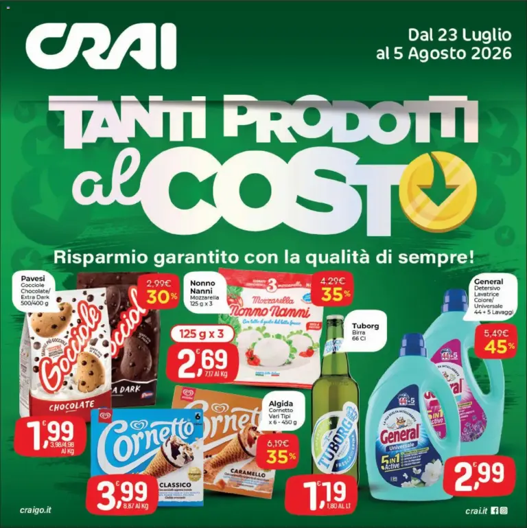 CRAI volantino dal 23/07/2026