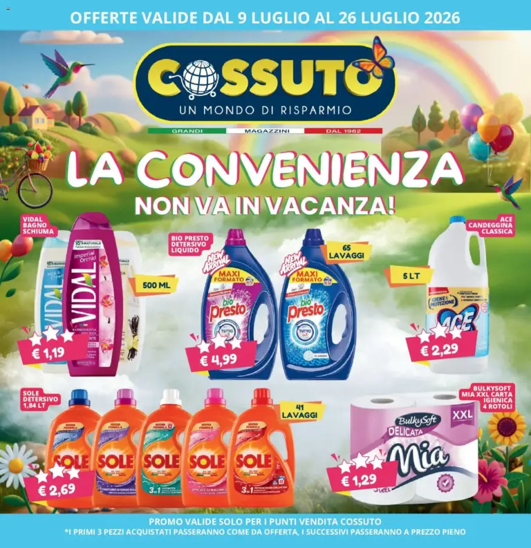 Cossuto volantino dal 09/07/2026