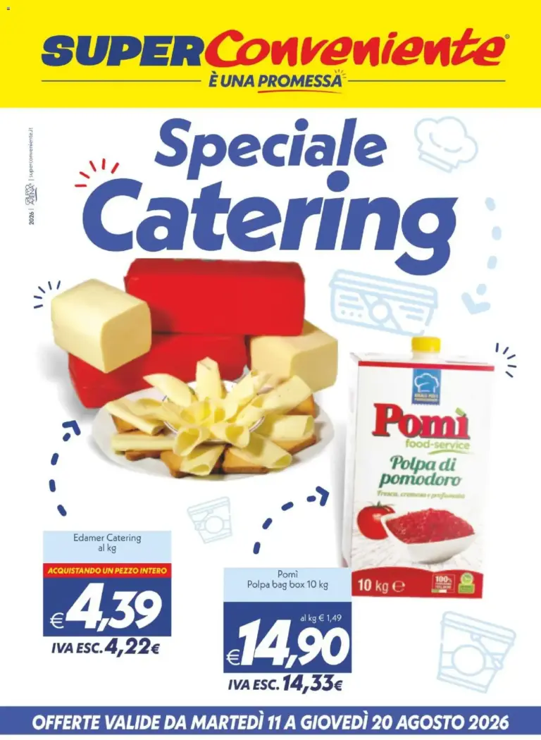 SuperConveniente volantino Catering Enna, Misterbianco dal 11/08/2026
