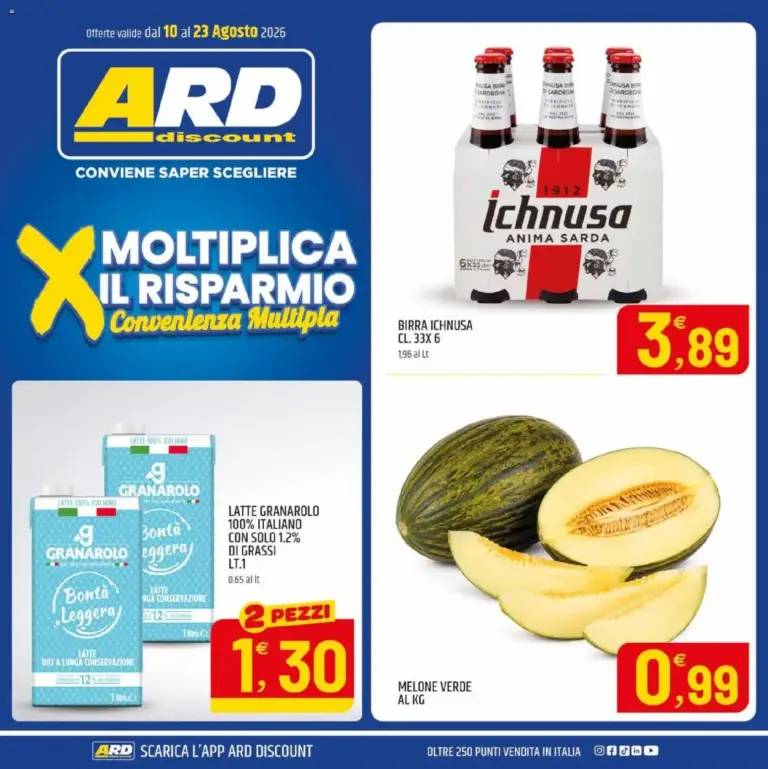 ARD Discount volantino Sardegna dal 10/08/2026