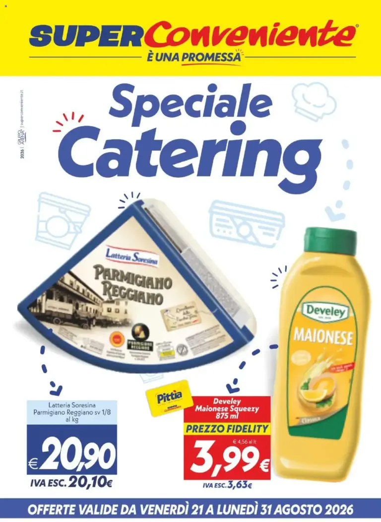 SuperConveniente volantino Catering Enna, Misterbianco dal 21/08/2026