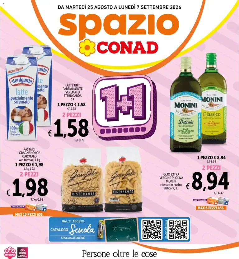 Spazio Conad volantino dal 24/08/2026