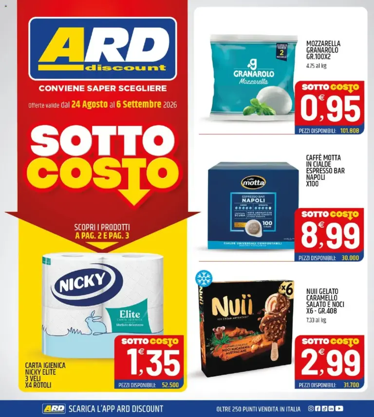 ARD Discount volantino dal 24/08/2026