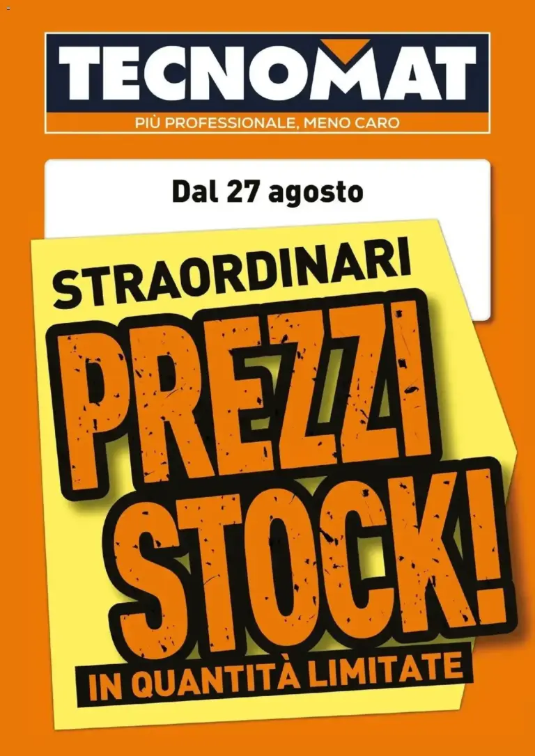 TECNOMAT catalogo Roma dal 27/08/2026
