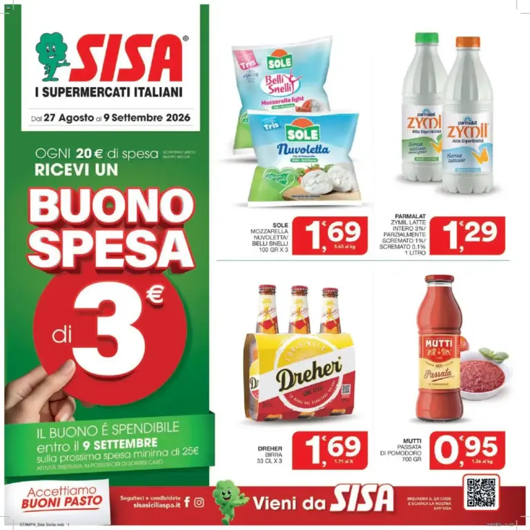 SISA volantino dal 27/08/2026