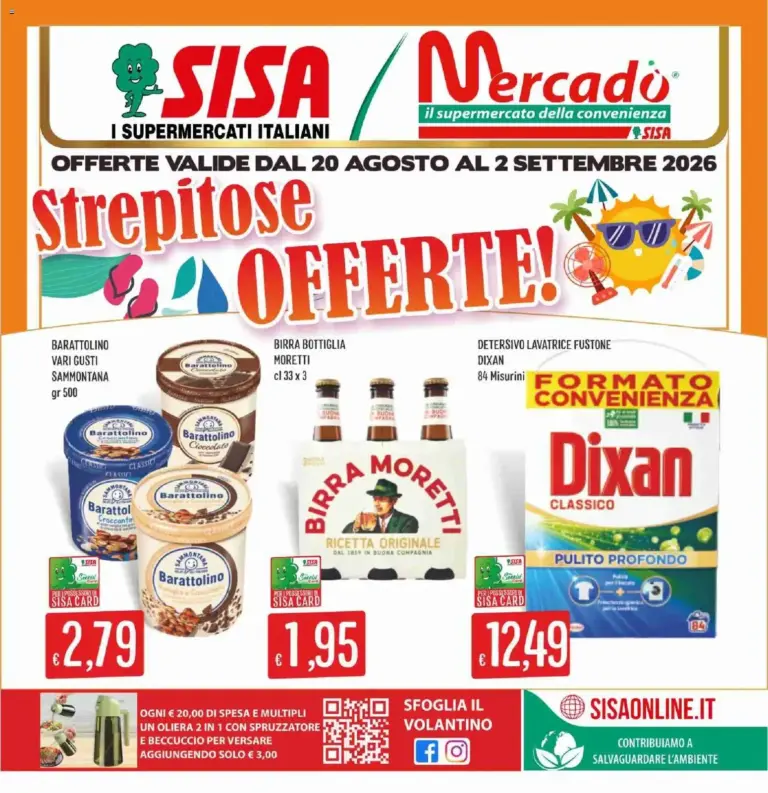 SISA volantino Mercadò dal 20/08/2026