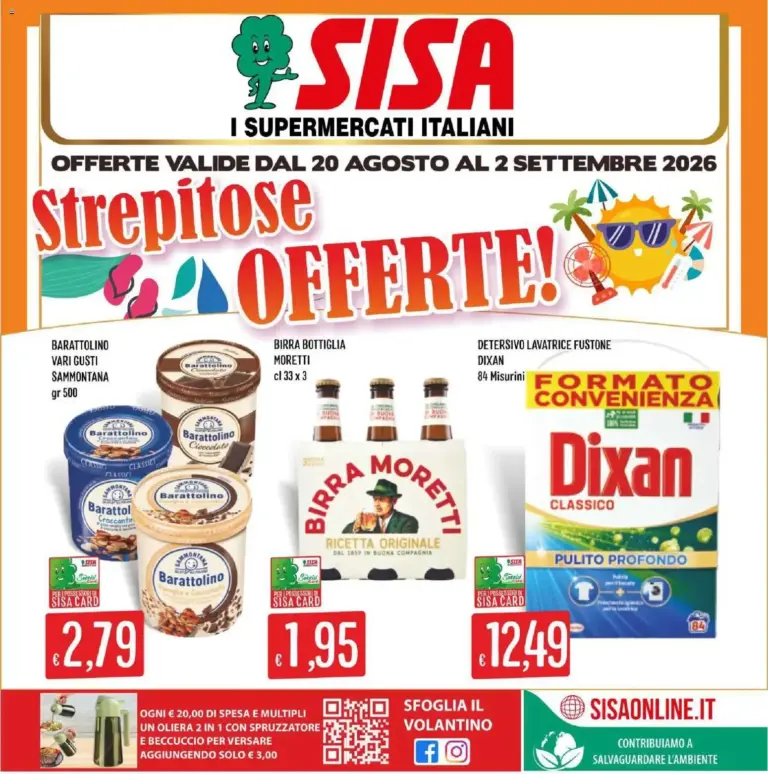 SISA volantino Calabria dal 20/08/2026