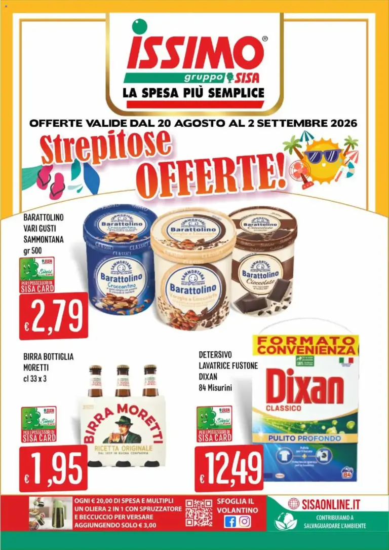 SISA volantino Issimo dal 20/08/2026
