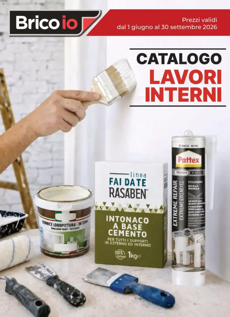 Brico io volantino Lavori Interni