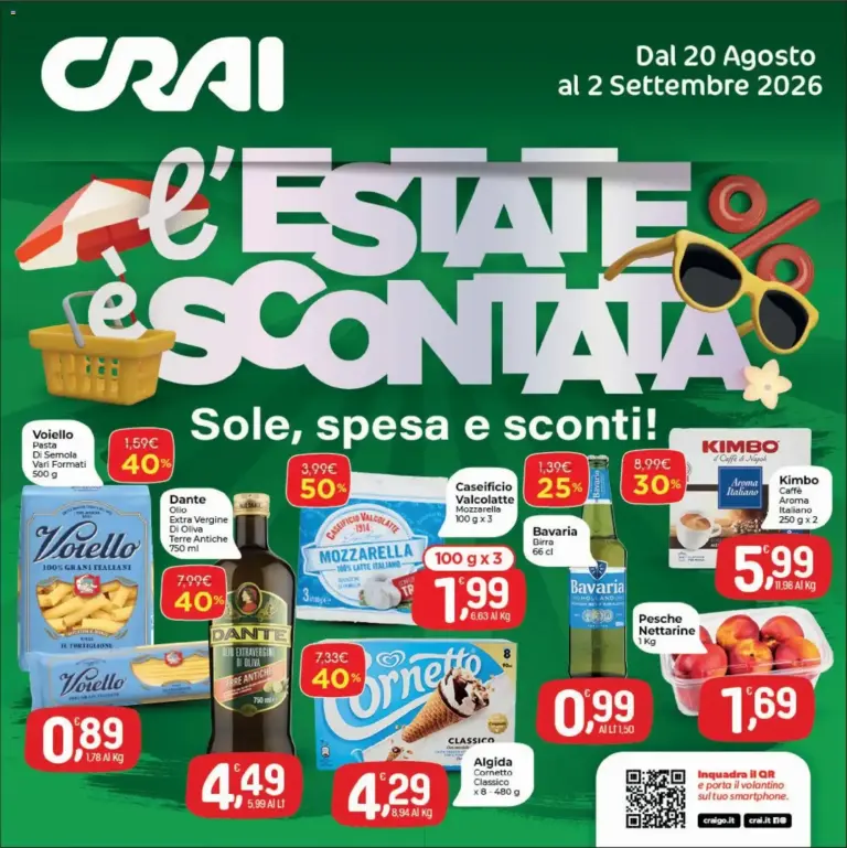 CRAI volantino dal 20/08/2026