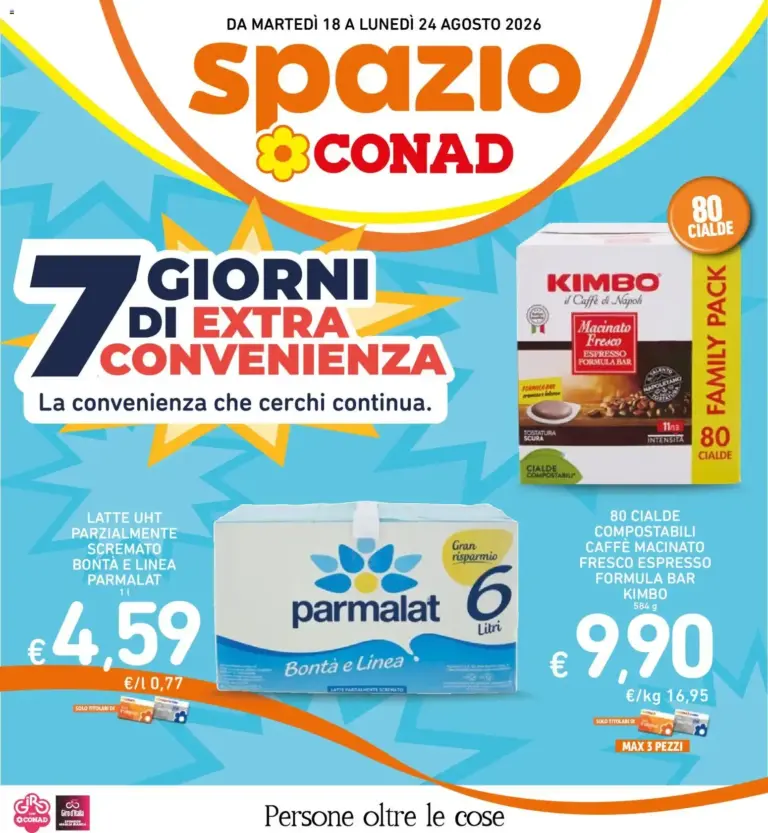 Spazio Conad volantino Extra Convenienza dal 18/08/2026