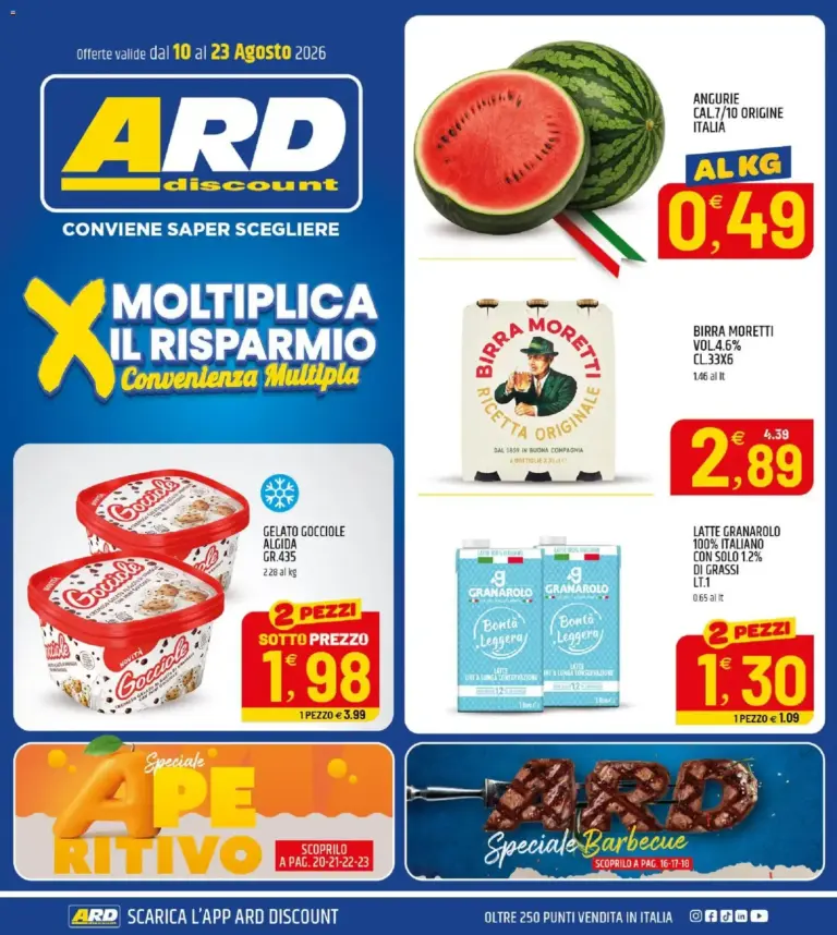 ARD Discount volantino dal 10/08/2026