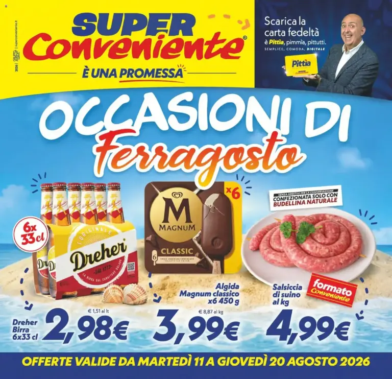 SuperConveniente volantino dal 11/08/2026