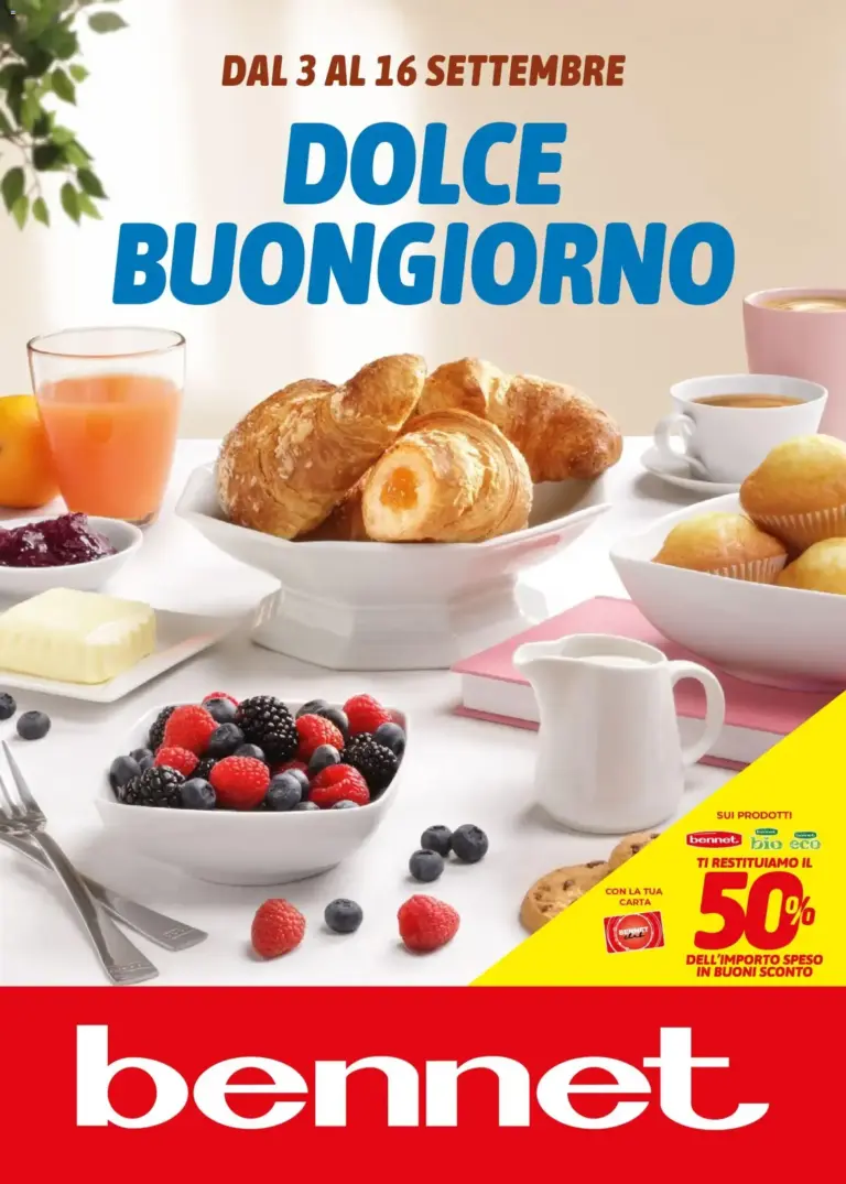 bennet volantino Buongiorno dal 03/09/2026