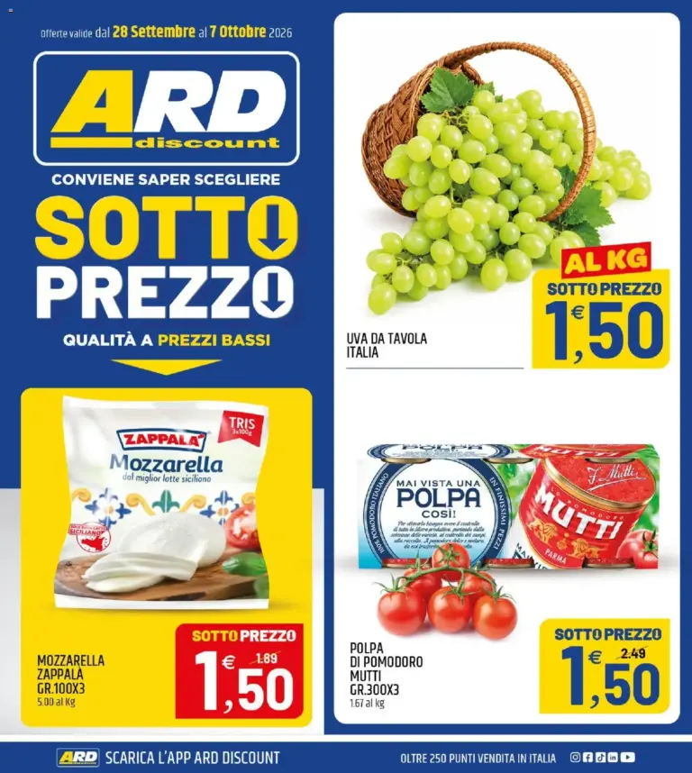 ARD Discount volantino dal 28/09/2026