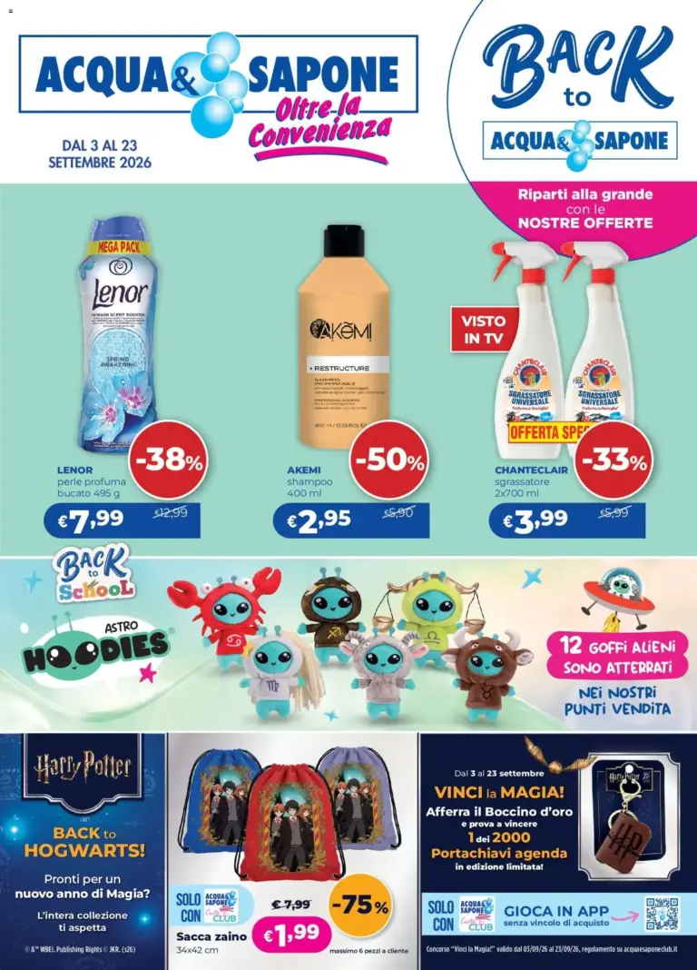 Acqua e Sapone volantino 12/2026 dal 03/09/2026