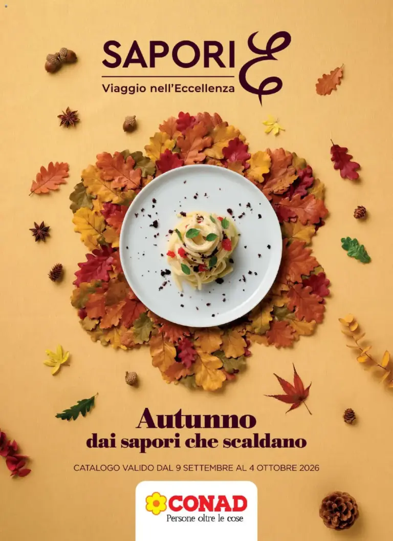 Spazio Conad volantino Gourmet dal 09/09/2026