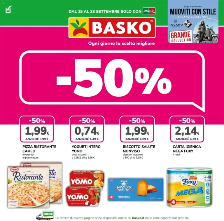 Basko volantino dal 15/09/2026