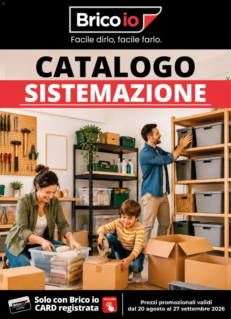 Brico io volantino Sistemazione dal 20/08/2026