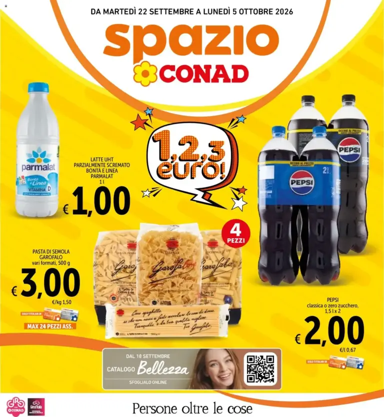 Spazio Conad volantino dal 22/09/2026