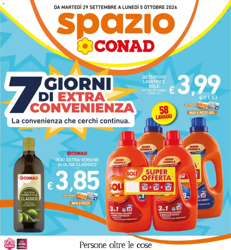 Spazio Conad volantino Extra Convenienza dal 29/09/2026