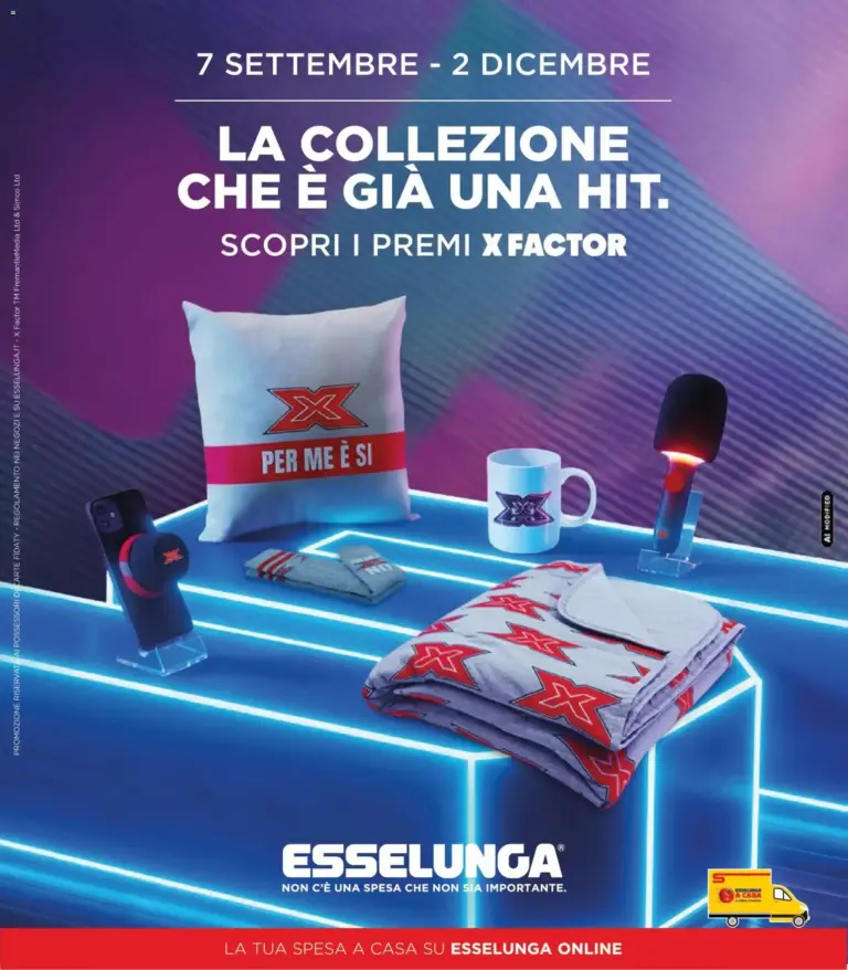 Esselunga S volantino Collezione XFactor dal 07/09/2026