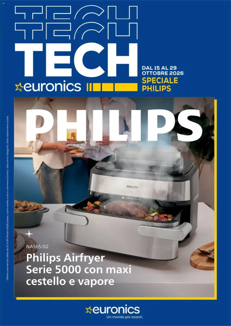 Euronics volantino Monobrand Philips dal 15/10/2026