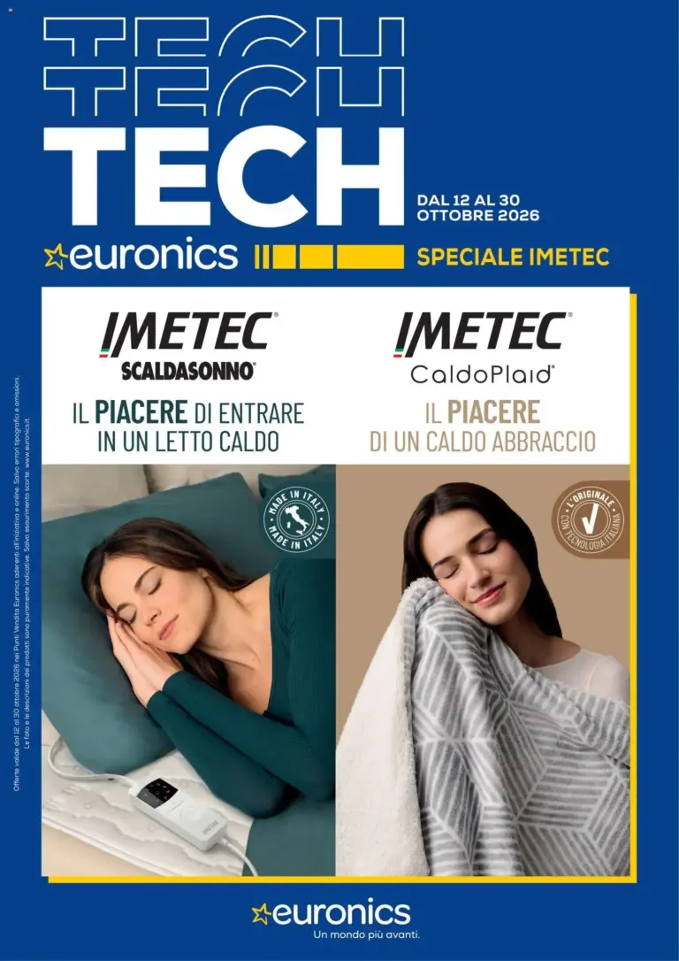 Euronics volantino Imetec dal 12/10/2026