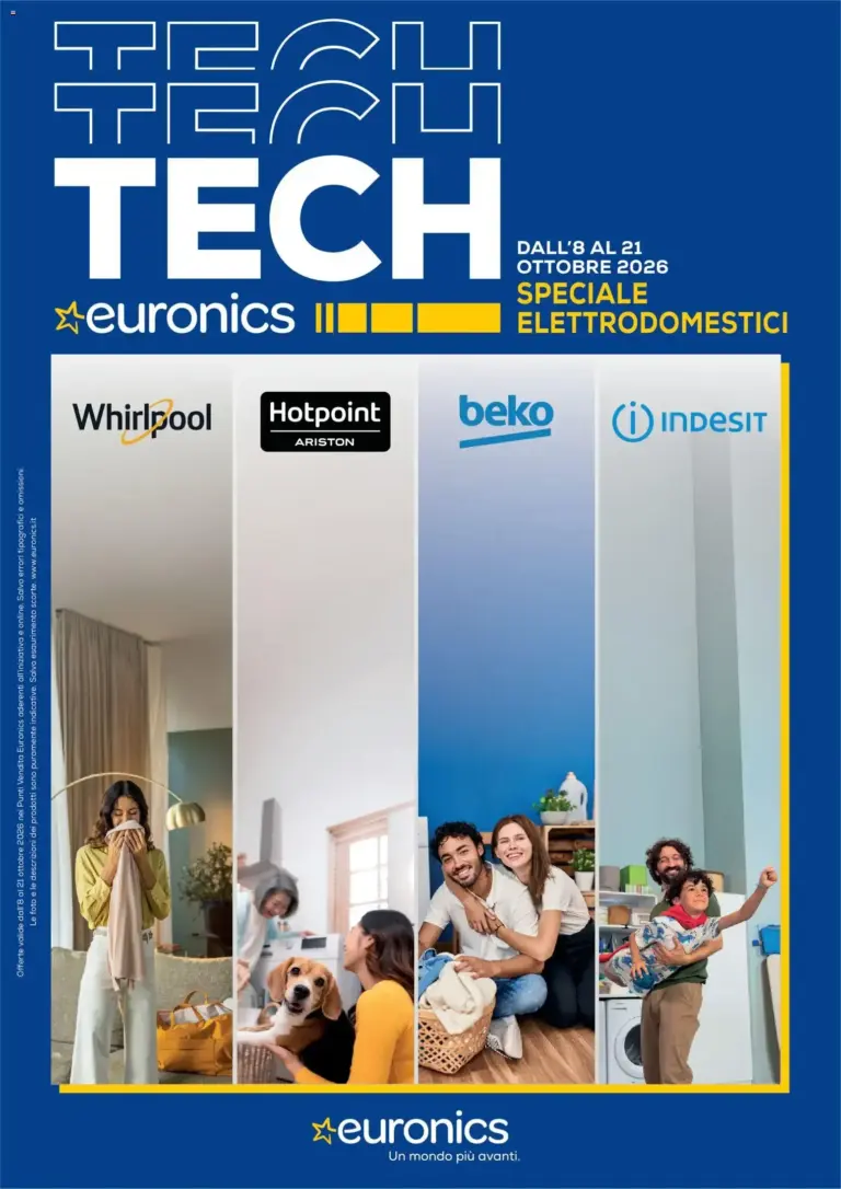 Euronics volantino Elettrodomestici dal 08/10/2026