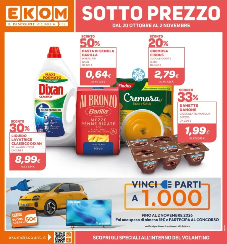Halloween volantino di Ekom dal 20/10/2026