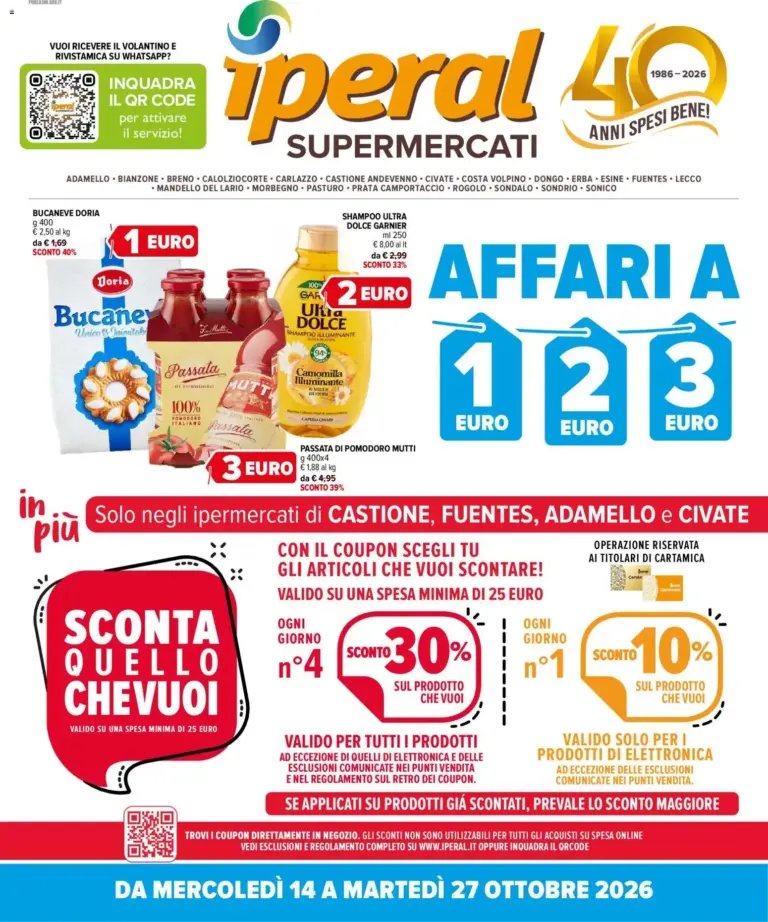 Halloween volantino di Iperal dal 14/10/2026