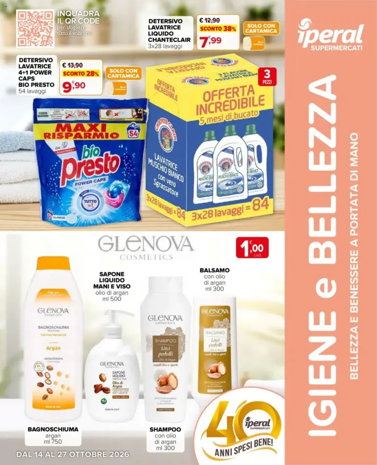 Iperal volantino Igiene e Bellezza dal 14/10/2026