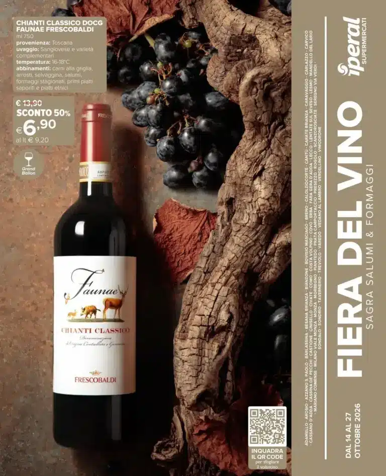 Iperal volantino Fiera Del Vino dal 14/10/2026