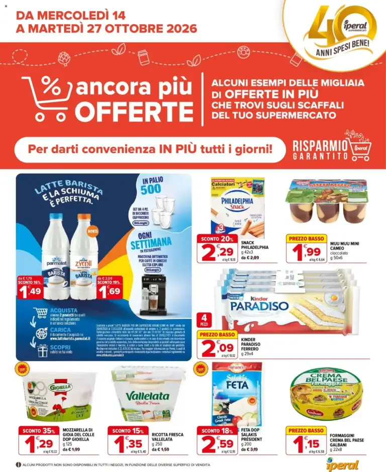Iperal volantino Ancora Più dal 14/10/2026