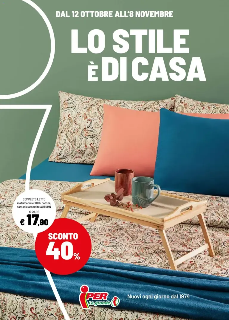 Iper volantino Lo Stile Di Casa dal 12/10/2026