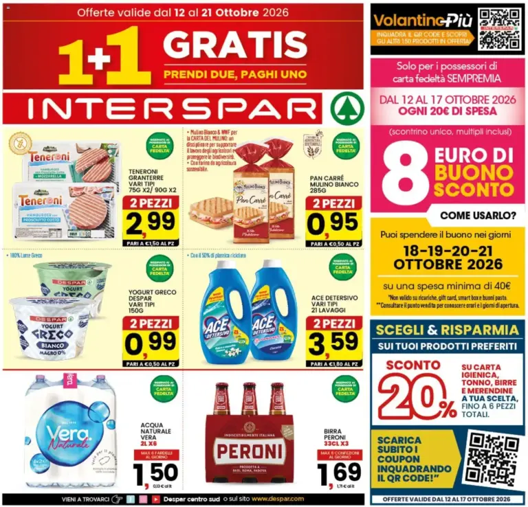 Halloween volantino di Interspar dal 12/10/2026
