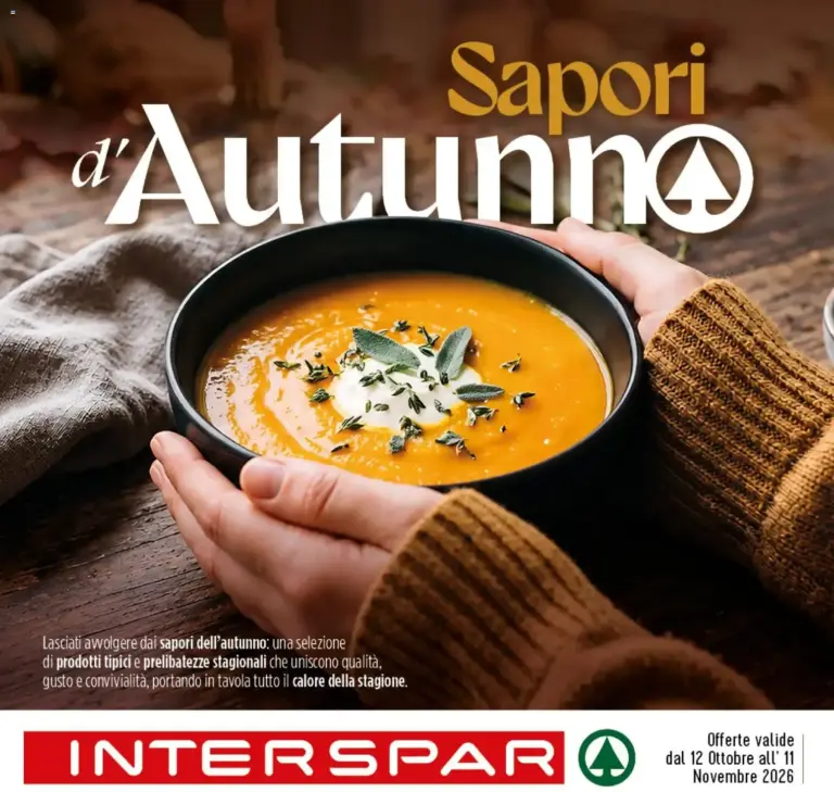 Interspar volantino Sapori d'Autunno dal 12/10/2026