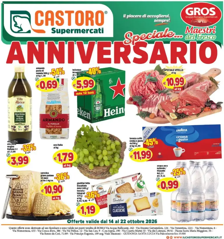 Il Castoro volantino dal 14/10/2026