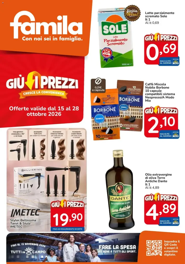 Halloween volantino di Famila dal 15/10/2026