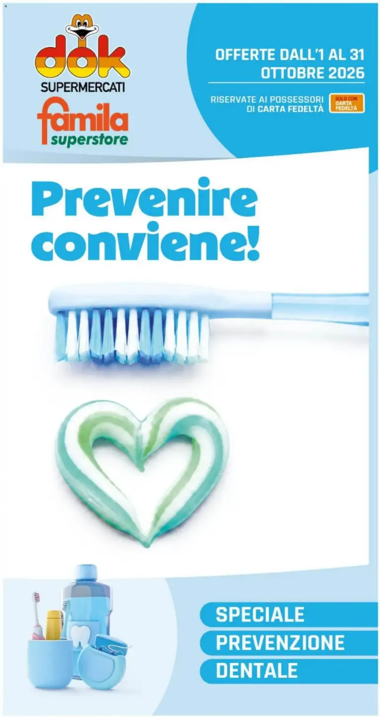 Famila volantino Oral Care dal 01/10/2026