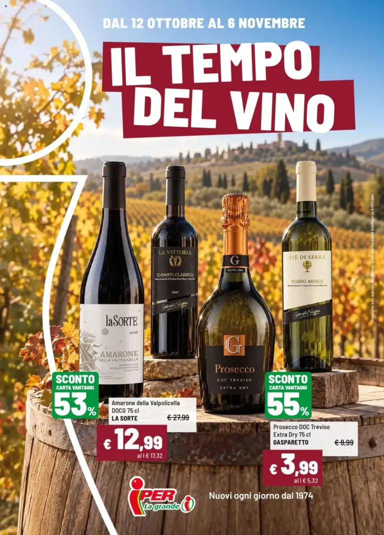 Iper volantino Il Tempo Del Vino dal 12/10/2026