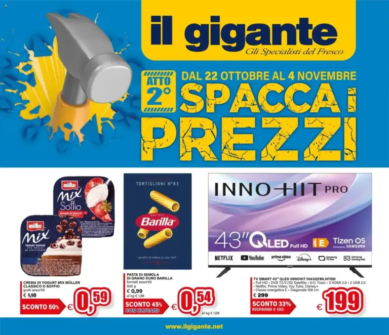Halloween volantino di Il Gigante dal 22/10/2026