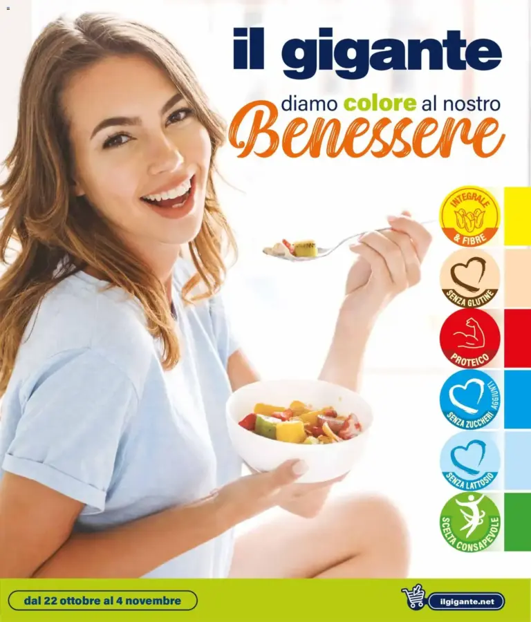 Il Gigante volantino Diamo colore a nostro benessere dal 22/10/2026