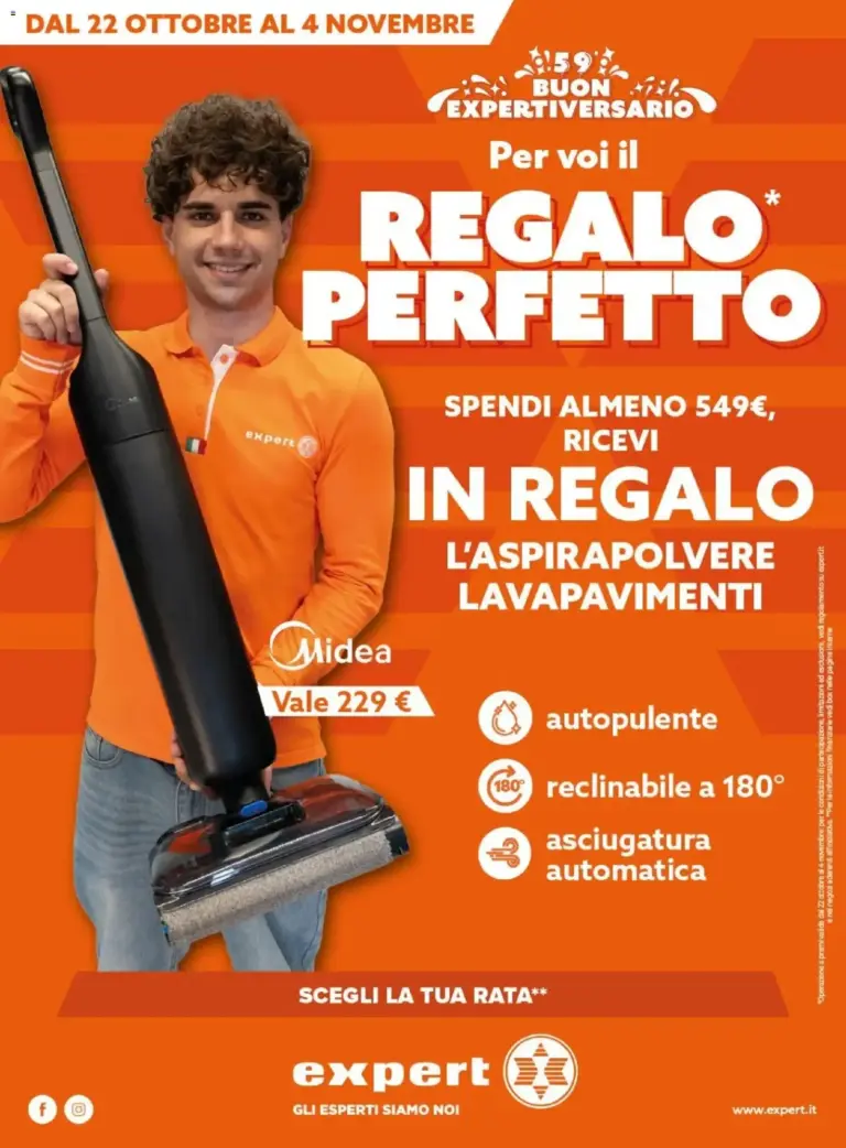Expert volantino dal 22/10/2026