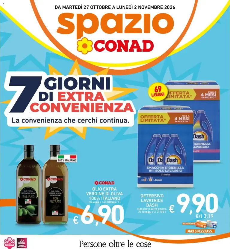Spazio Conad volantino dal 27/10/2026
