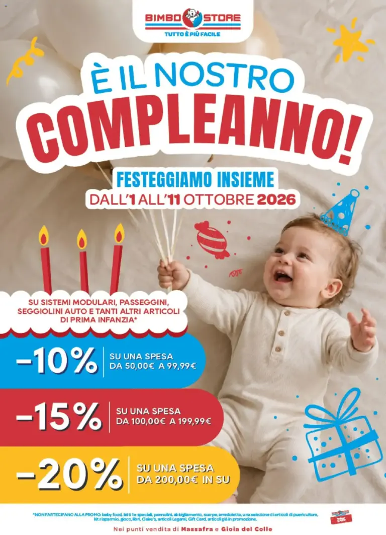 Bimbo store volantino dal 01/10/2026