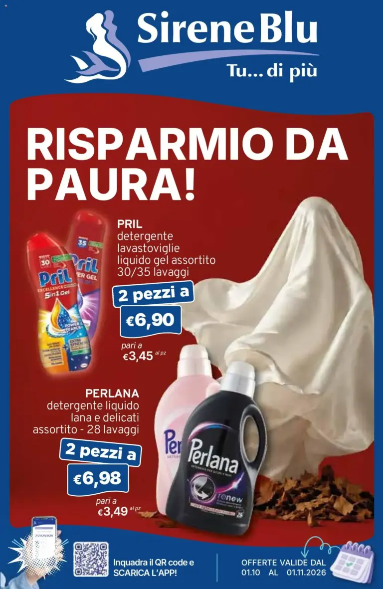 Sirene Blu volantino dal 01/10/2026